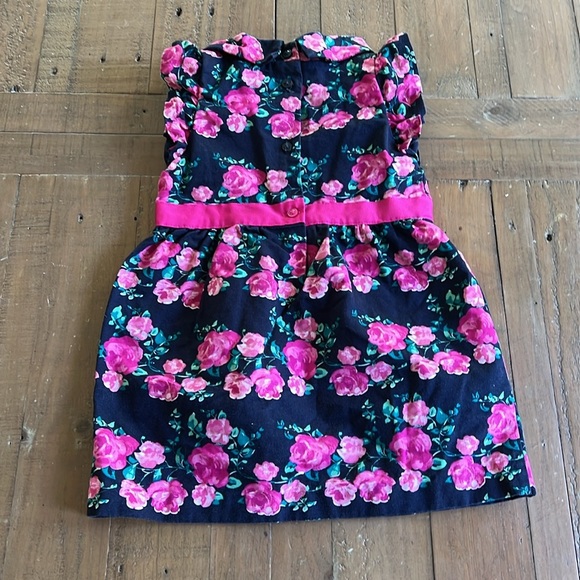 Janie and Jack navy rose dress - Picture 4 of 7